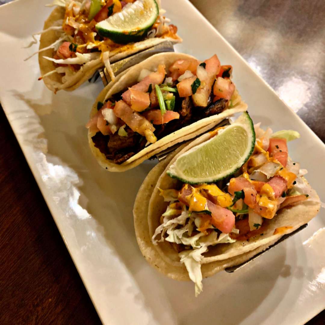 Drinks and fajitas
