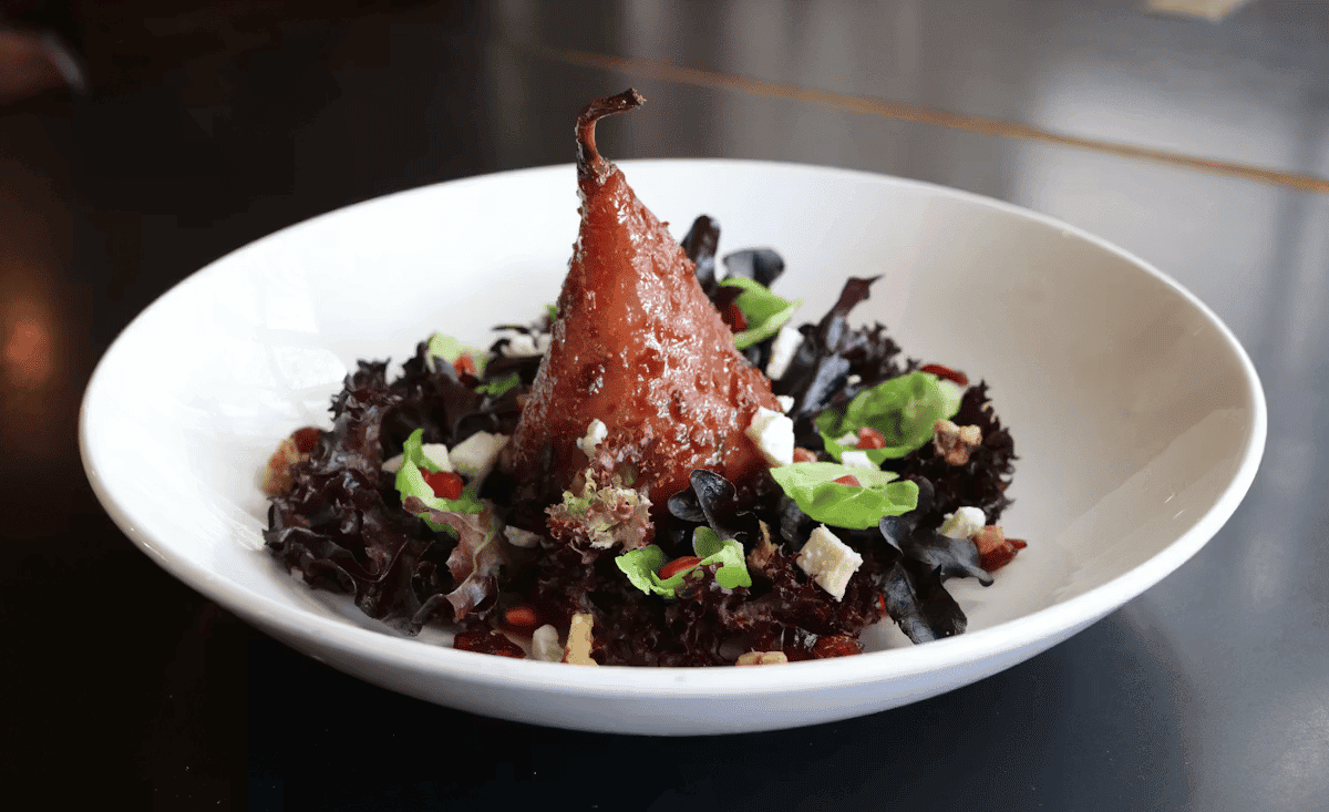 Stuffed Poached Pears