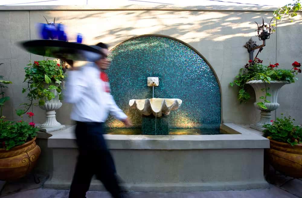 Waiter Walking