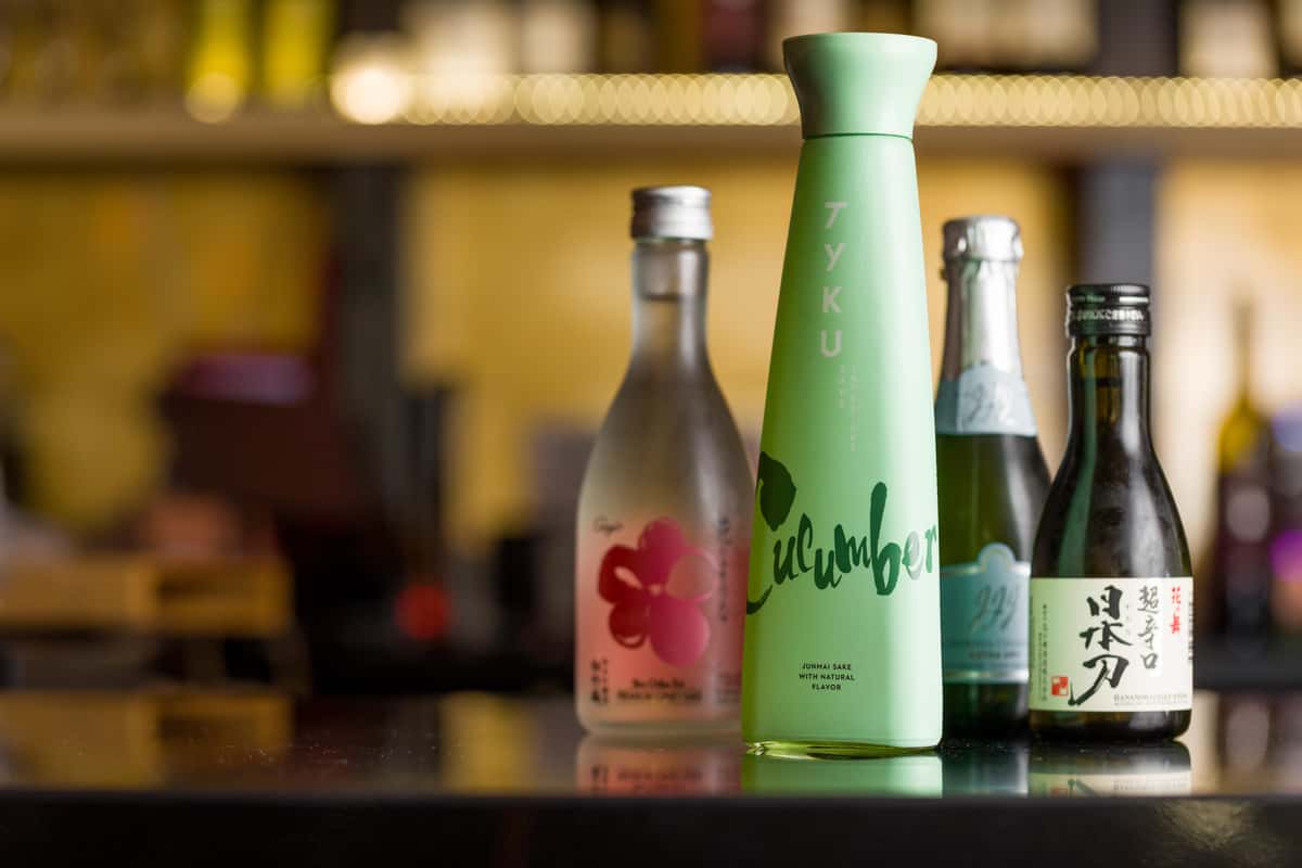 sake bottles