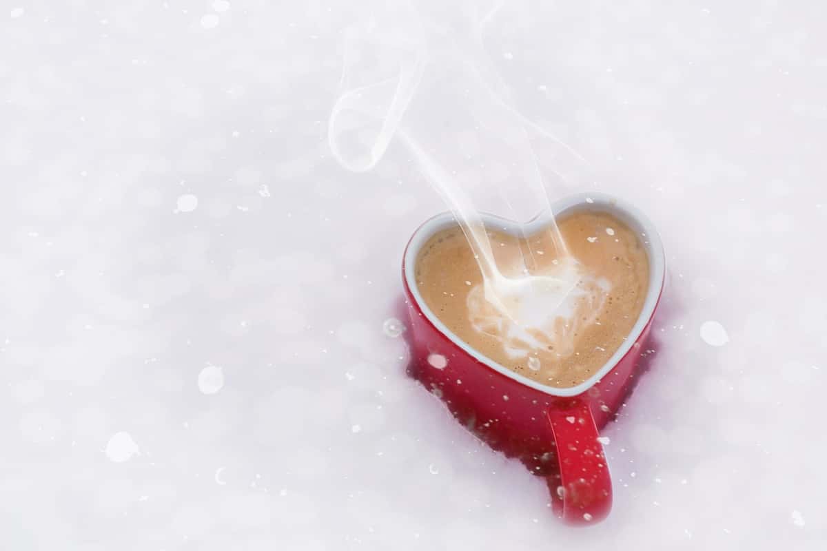  Coffee Mug shaped like a Heart