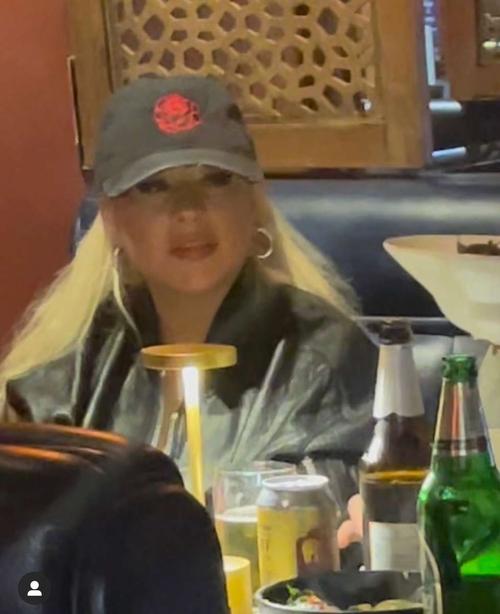 Christina Aguilera Outside Emporium Thai