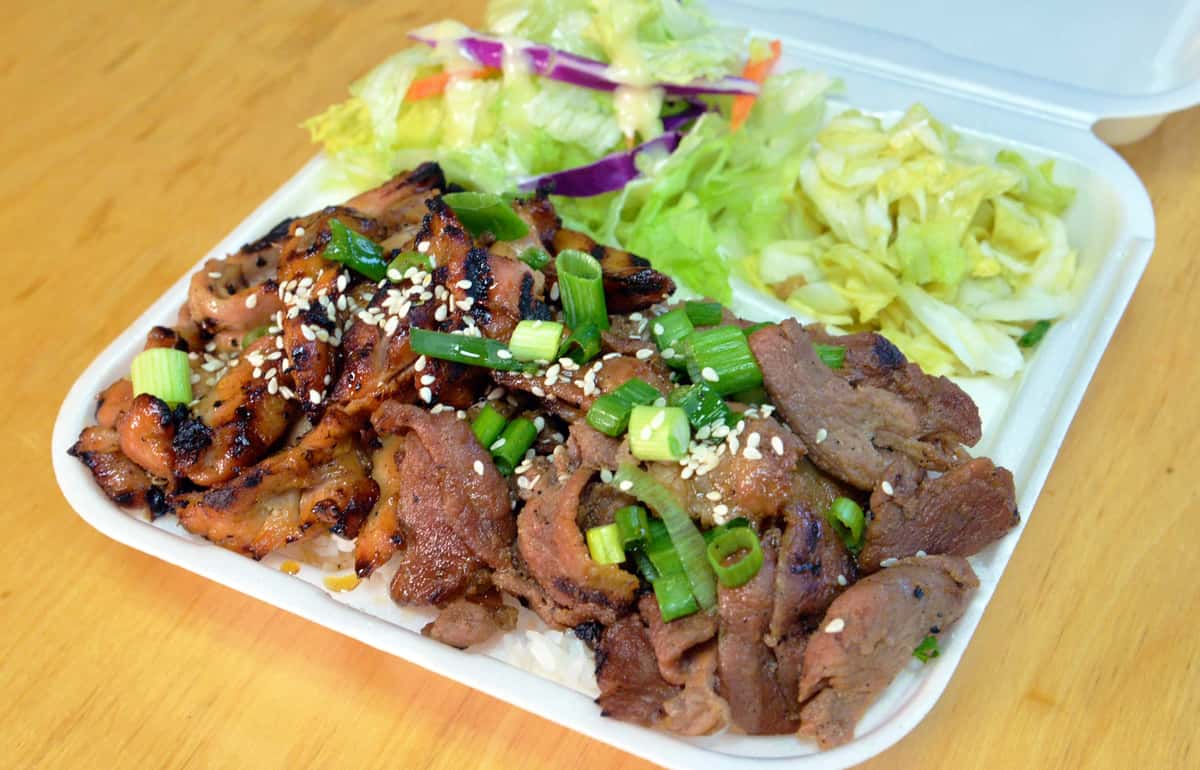 chicken and pork combo