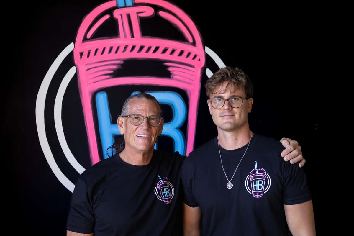 Daniel and Ethan Boone, founders of HB Protein Smoothies in Scottsdale, Arizona