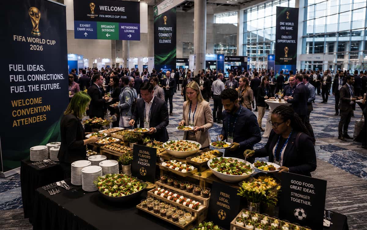 Latin Fresh Catering providing FIFA World Cup for Convention Catering in Atlanta