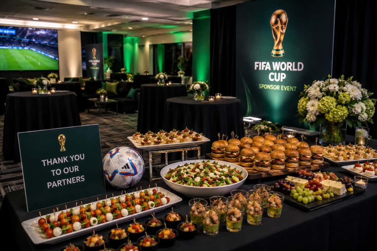 Latin Fresh Catering providing FIFA World Cup Atlanta catering for Sponsor Event Catering