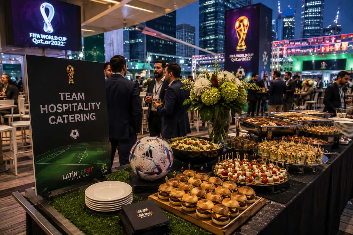 Latin Fresh Catering providing FIFA World Cup for Team Hospitality Catering in Atlanta