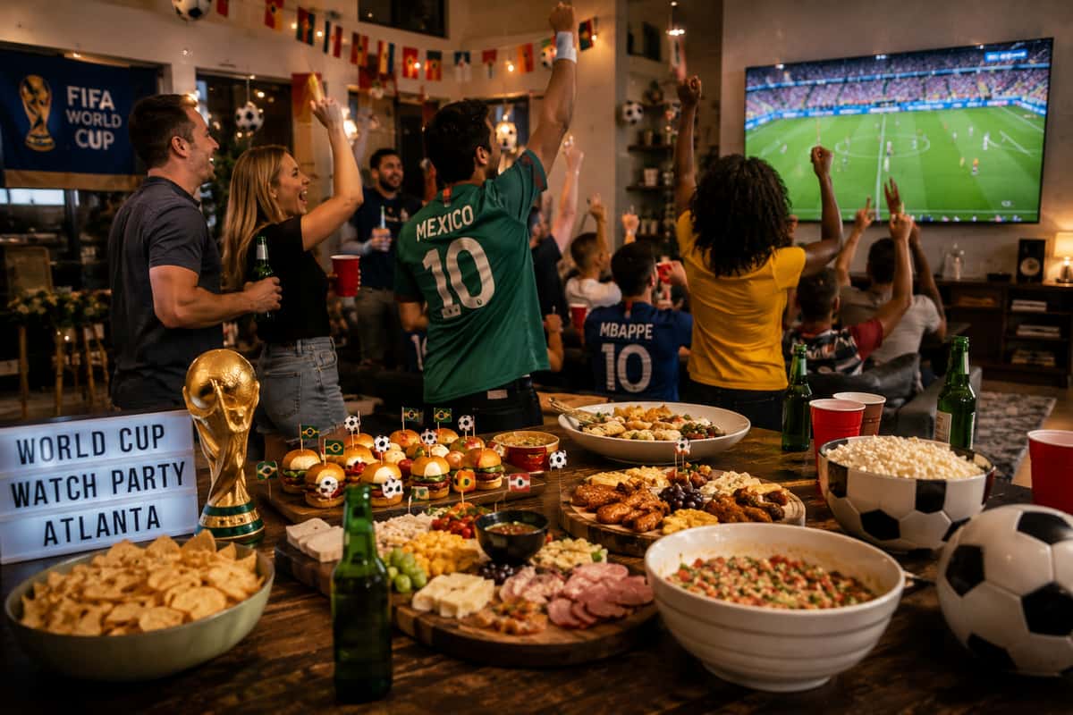 Latin Fresh Catering providing FIFA World Cup Atlanta catering for World Cup Watch Party Catering