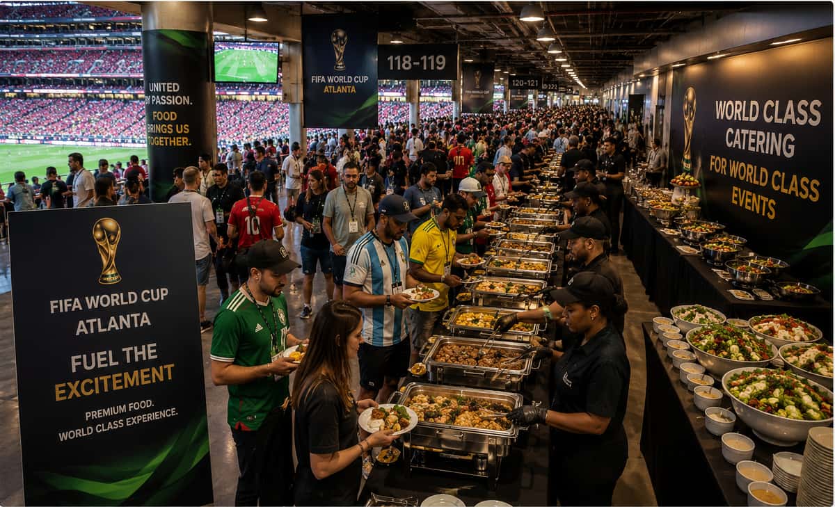 Latin Fresh Catering providing FIFA World Cup for Large Scale Event Catering in Atlanta