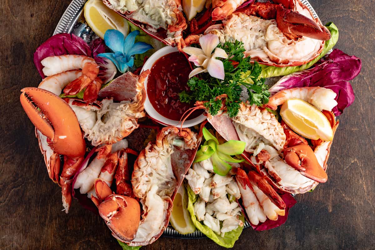 lobster and shrimp