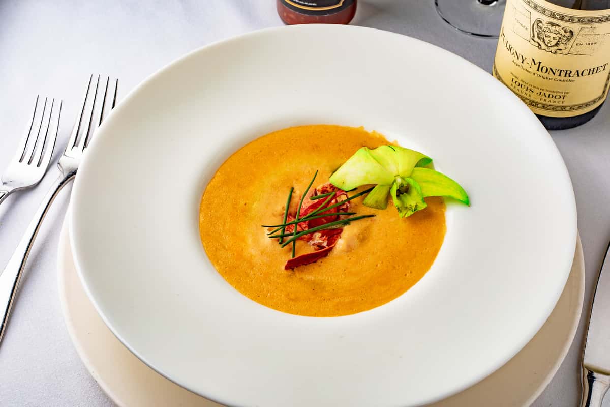 Lobster bisque from Empire Steak House