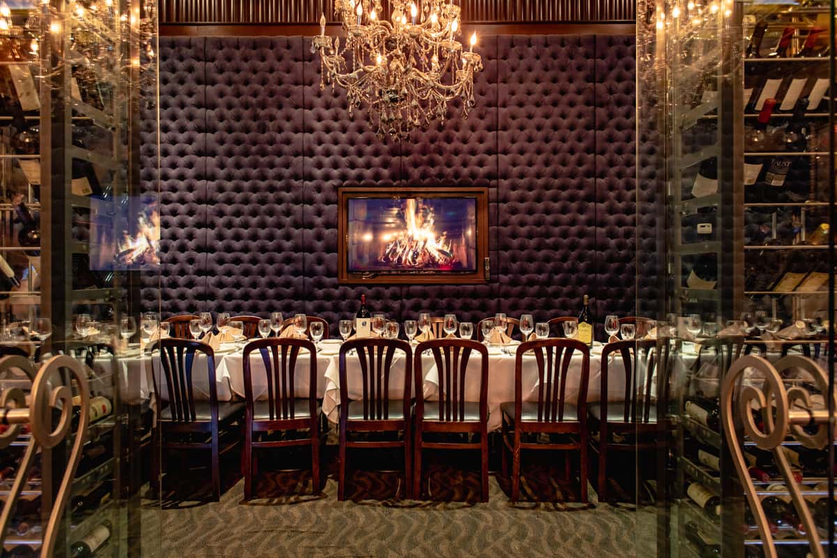 Empire East wine room