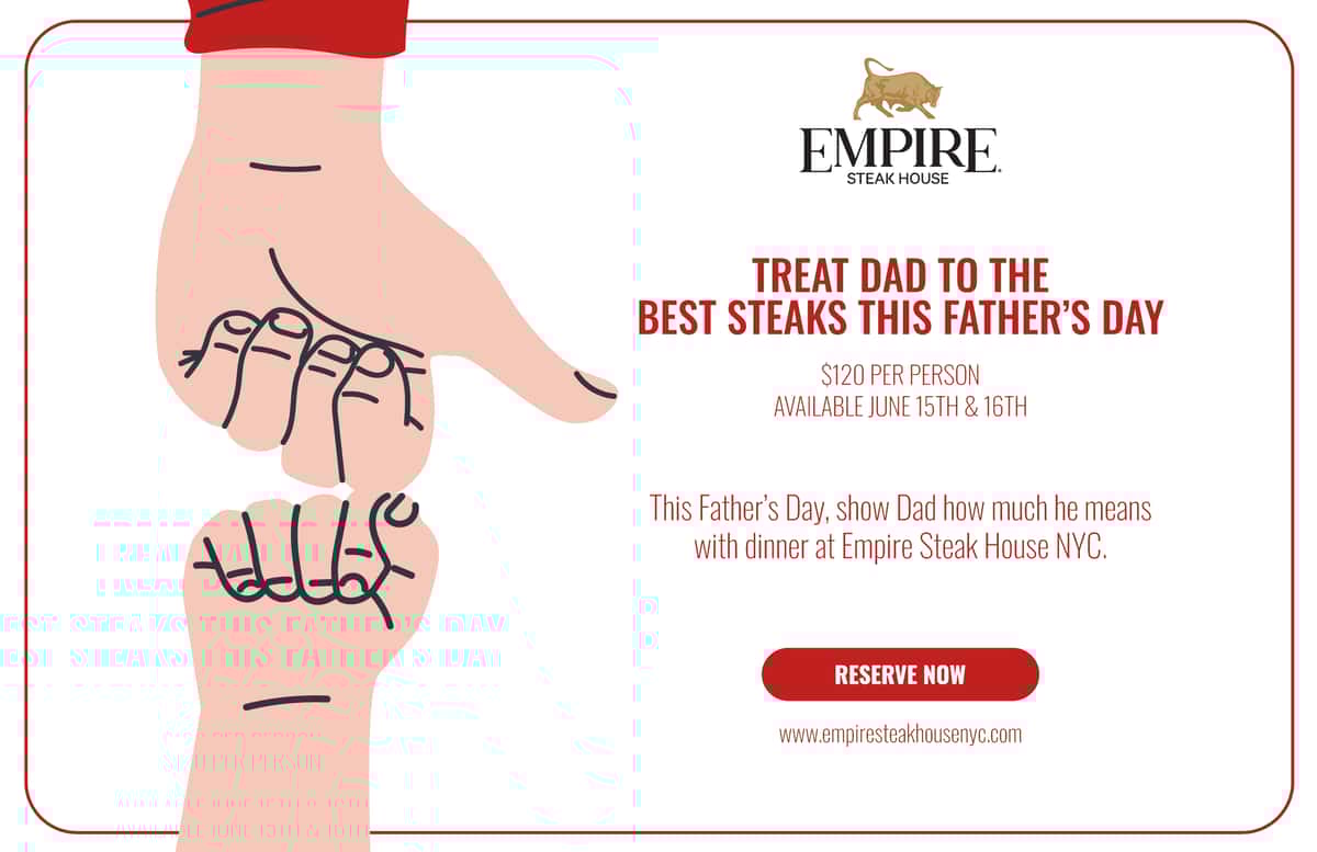 Father's Day Menu