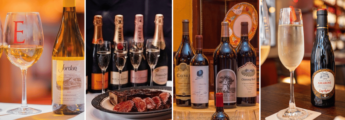different wine selections at Empire Times Square