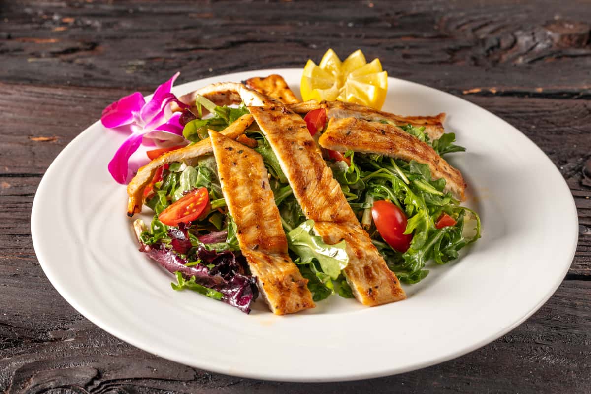Grilled chicken salad