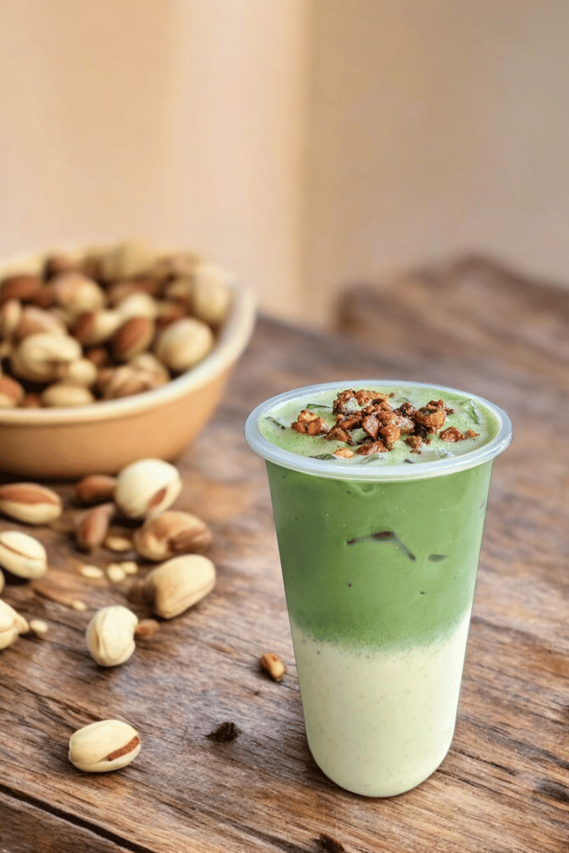 Pistachio Matcha Latte