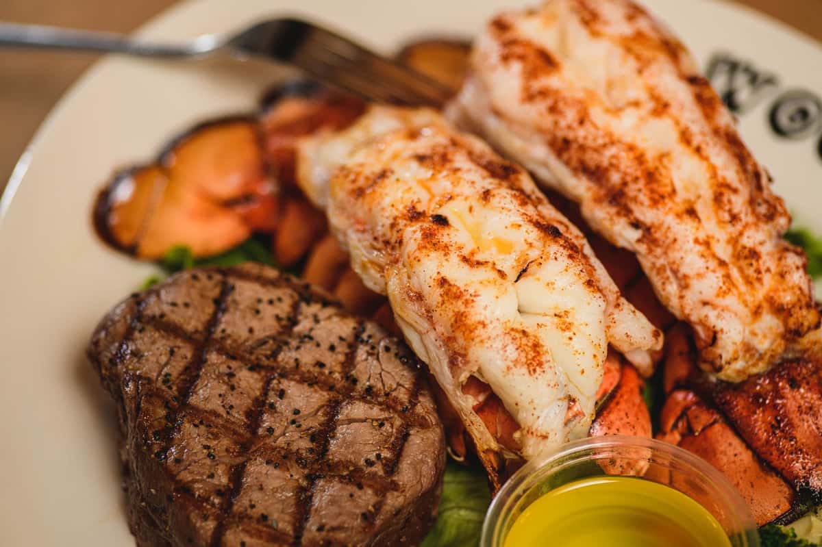 steak and lobster