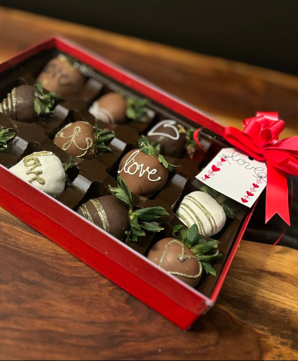 One Dozen Chocolate Dipped Strawberries - Miss Amy's Bakery - Bakery in OH, image size:992x1200