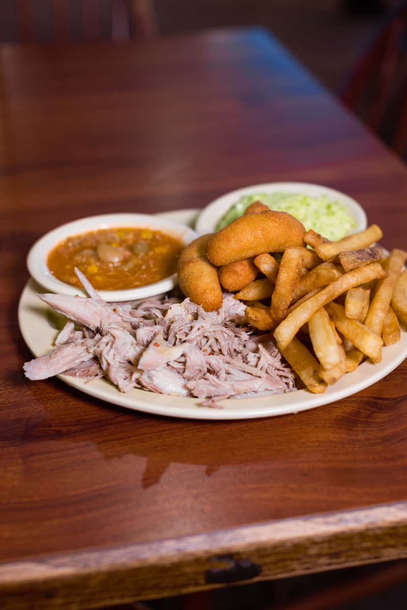 Pulled Pork BBQ Plate