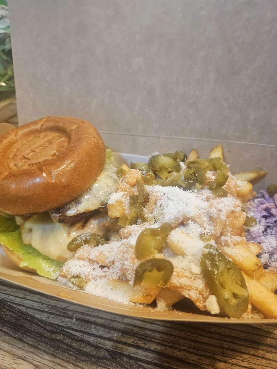 Dirty Chick with Dirtyzan and Jalapeno loaded chips