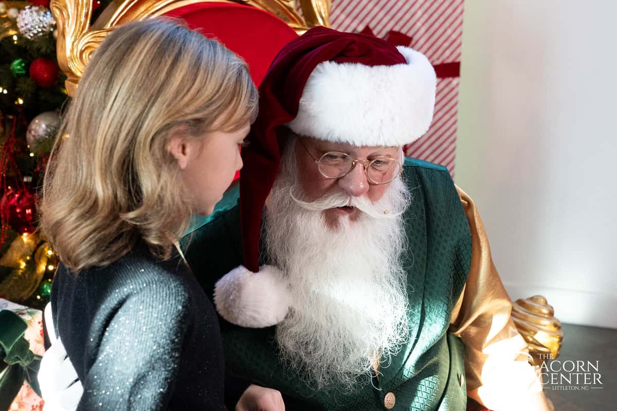 Christmas with Santa at. The Acorn. 