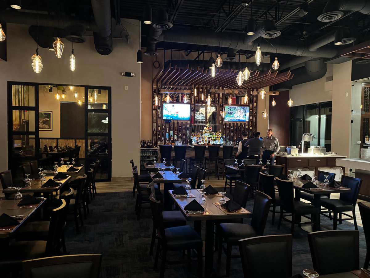 View from Main Dining to Bar