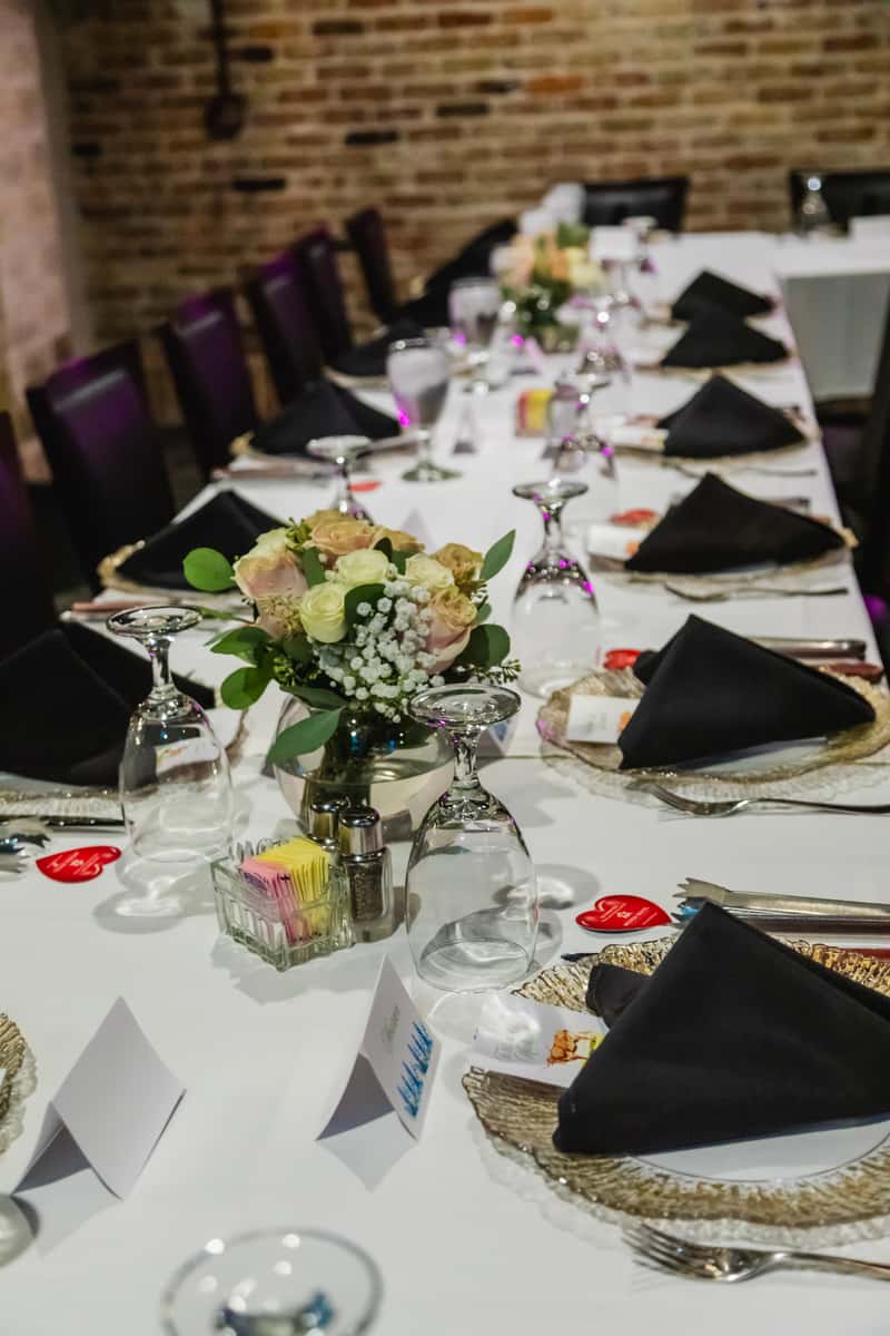 Private Dining Event Tablescape