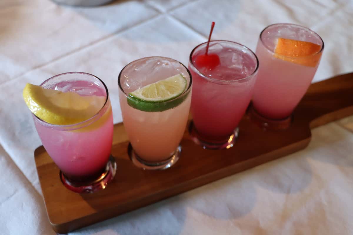 Four cocktails