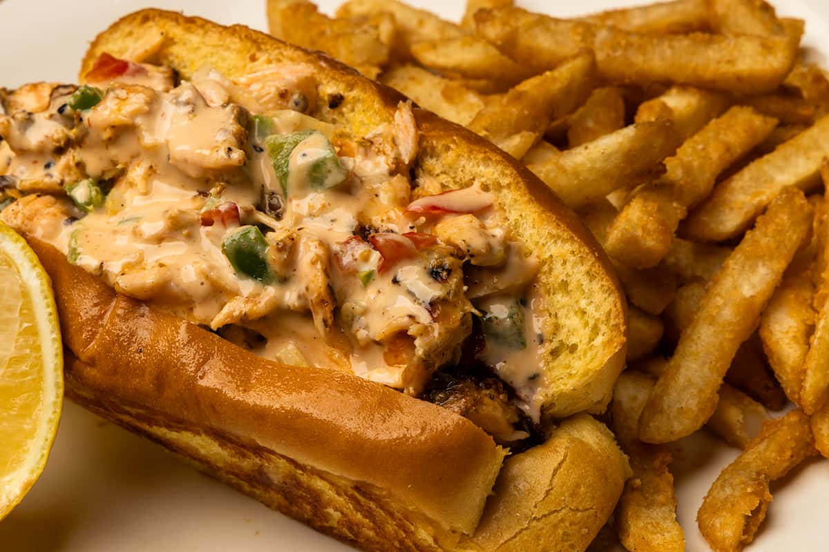 Salmon Poboy Roswell