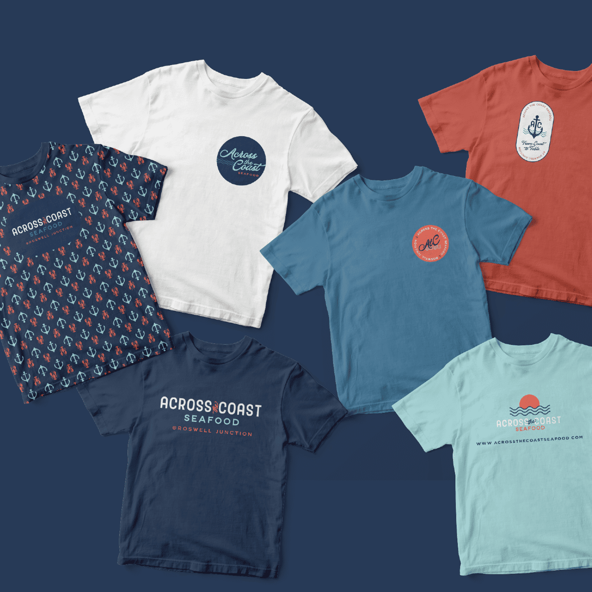 Tshirt Merchandise Across the Coast