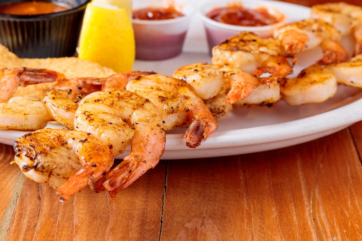 Shrimp Recipe Shrimp Kebabs Near Me Lemon Garlic Shrimp Kebabs (4