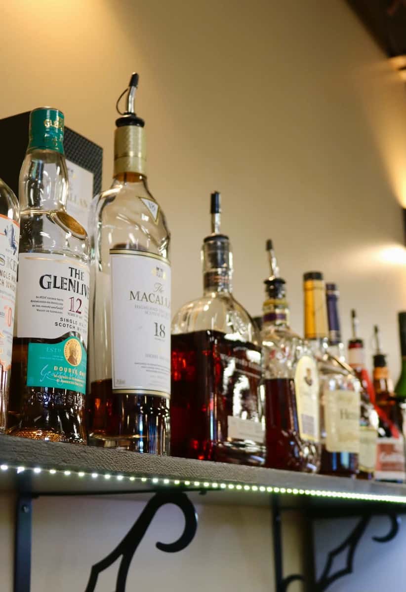 Liquor Menu