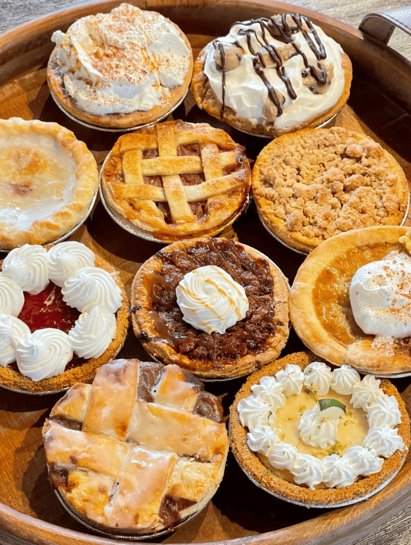 bunch of pies