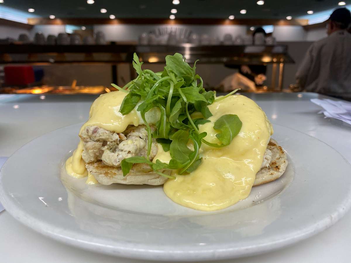smoked trout benedict