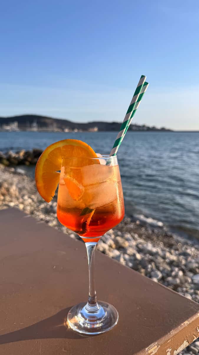 Cocktail by the water