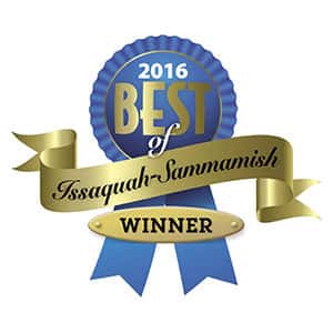 2016 Best of Issaquah Sammamish Winner