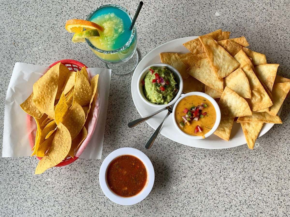 margaritas and chips