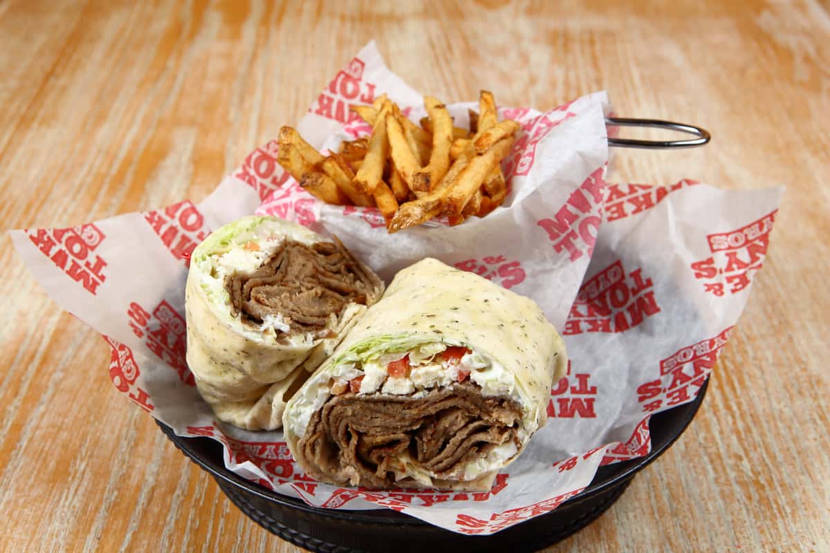 GYRO WRAP Menu Mike & Tony's Gyros Greek Restaurant in PA