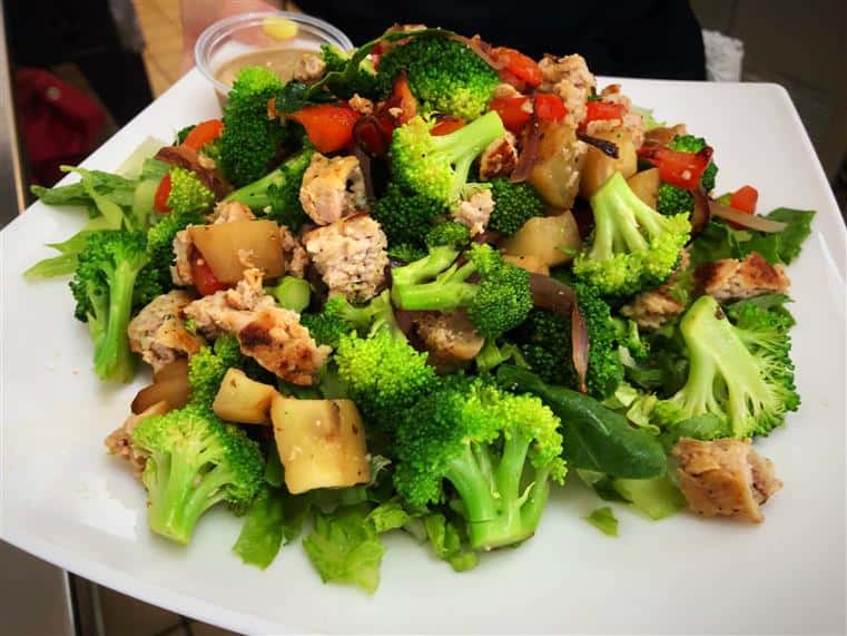 TB Grilled and fresh salad