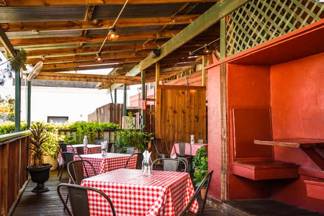 Exterior of restaurant