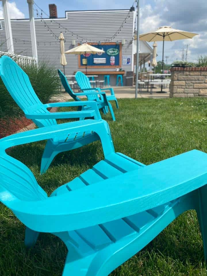 lawn chairs by New Bethel Ordinary