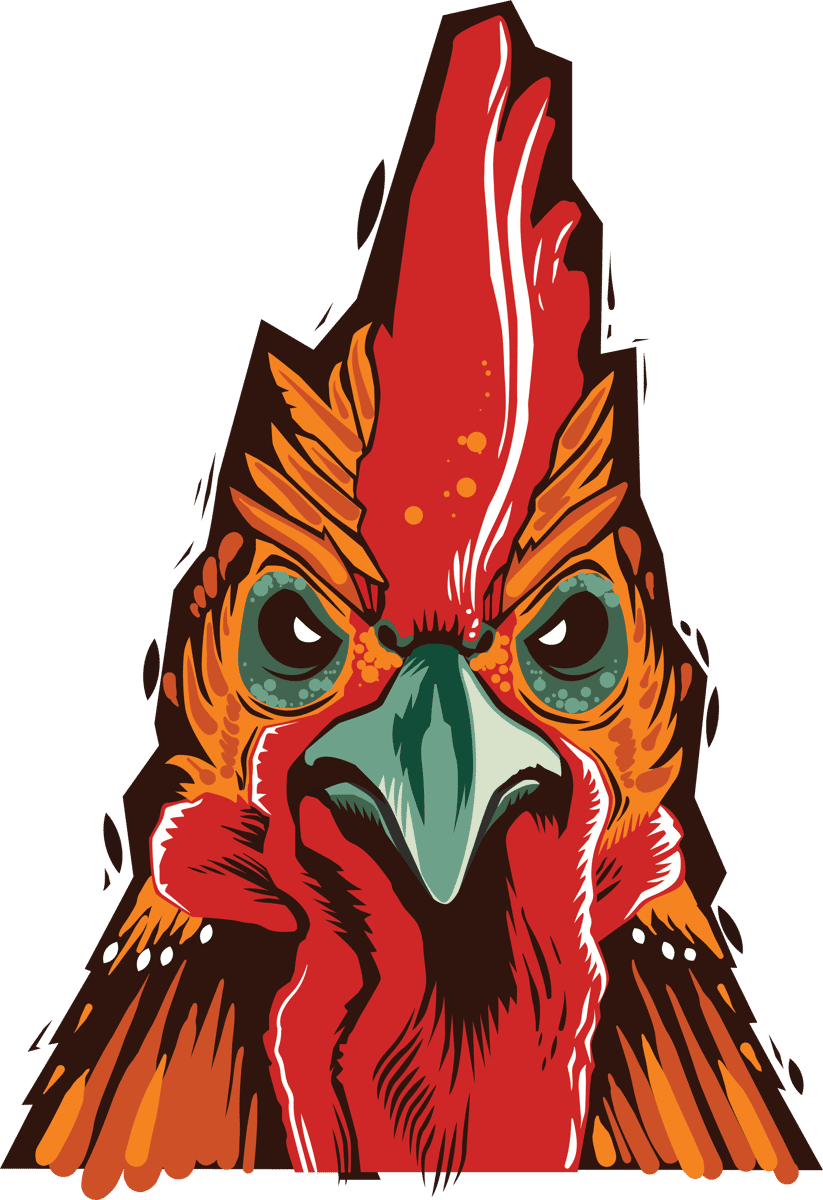 Solo Angry Rooster