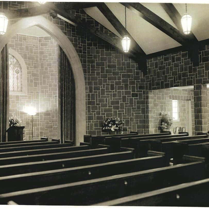Inside the chapel