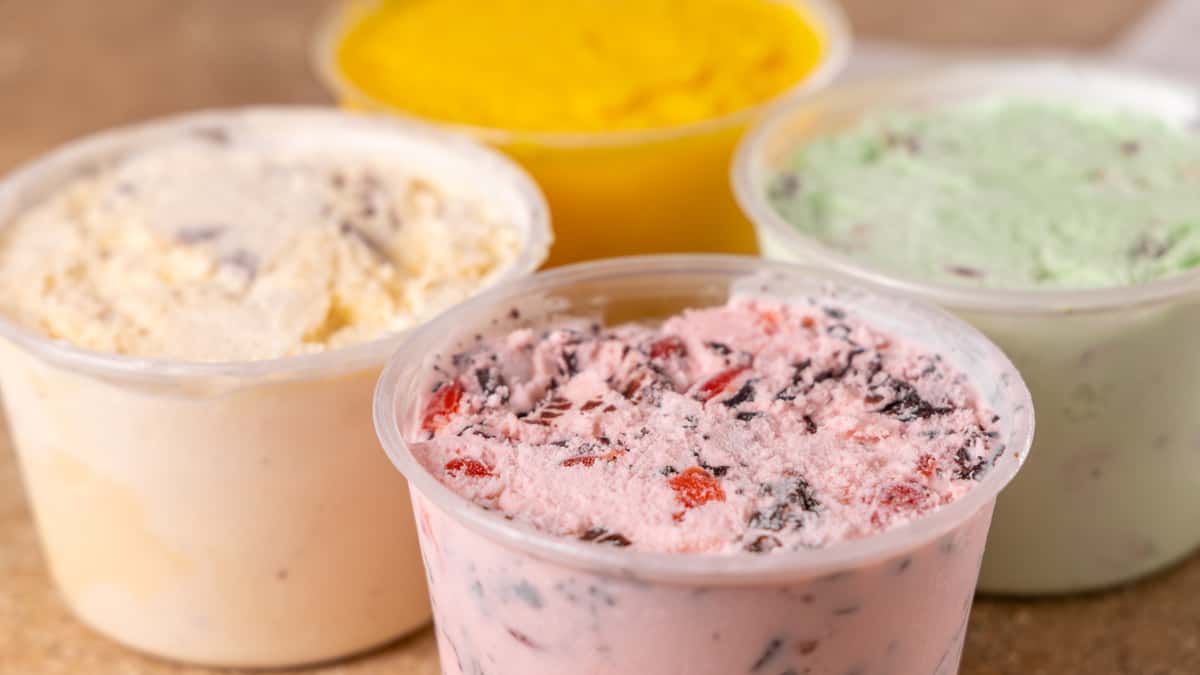 pints of ice cream