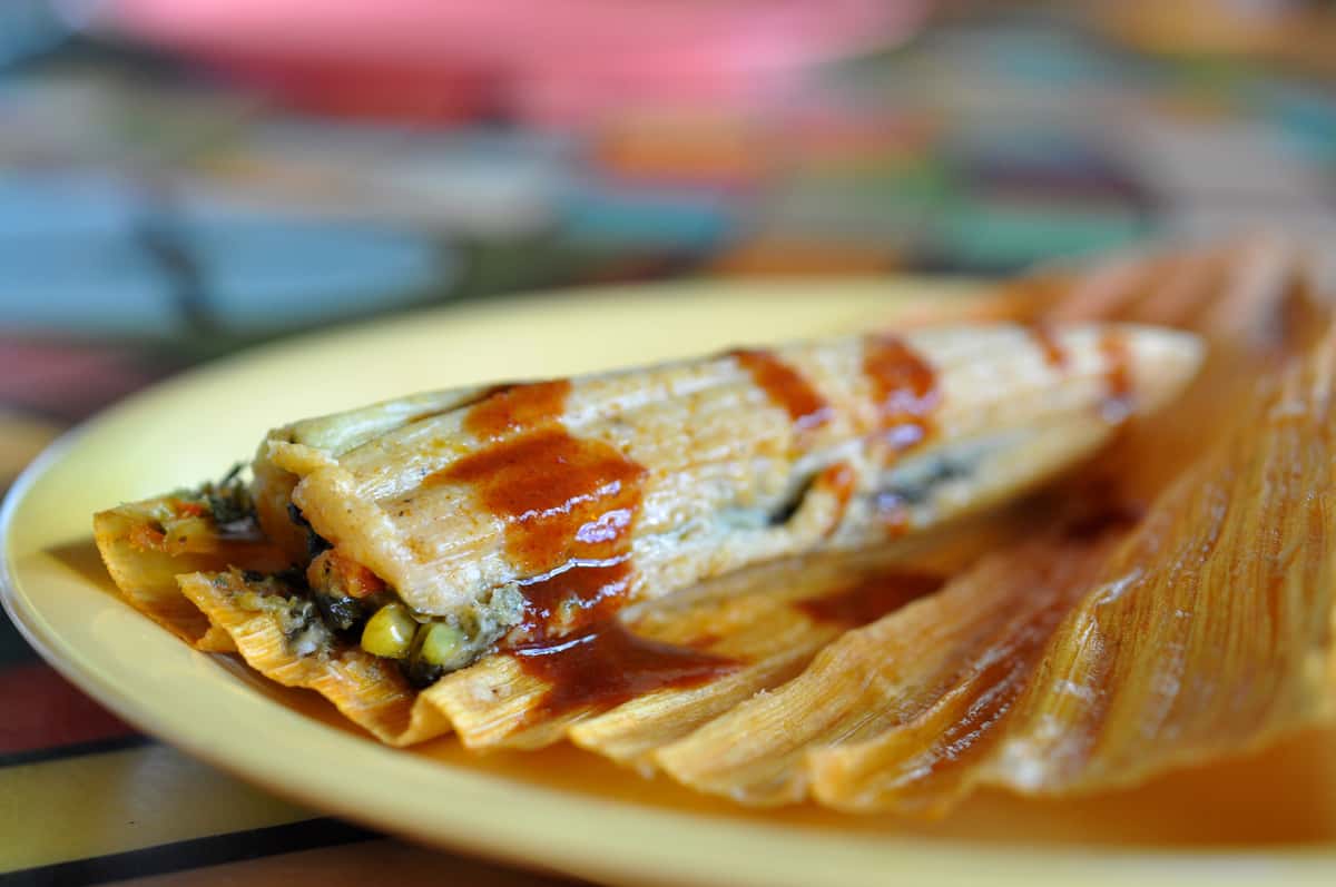 spinach tamales