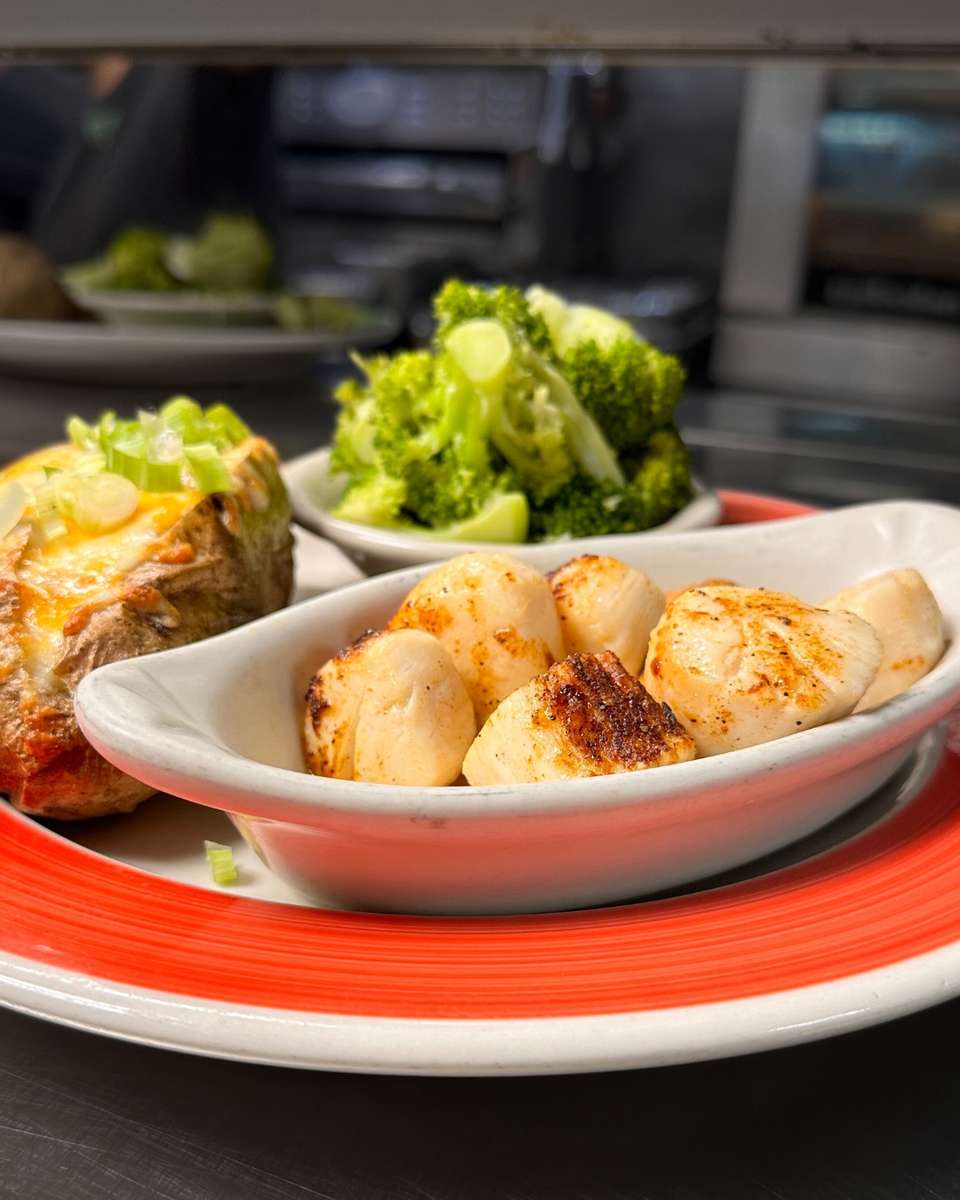 Broilled Sea Scallops