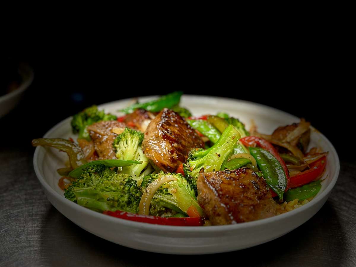 steak tips stir fry