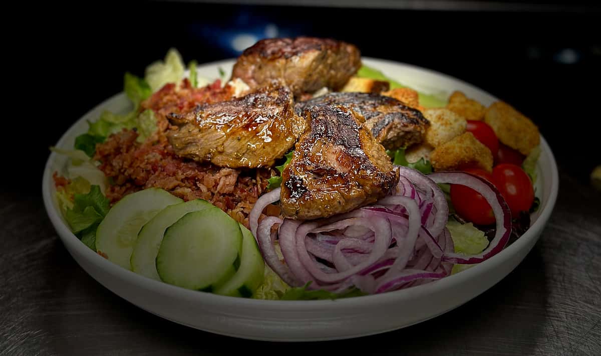 steak salad