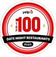 Yelp Top 100 Date Night Restaurants 2025