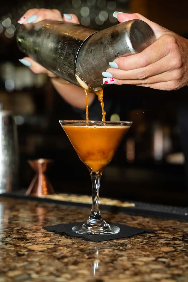 Jose Cuervo Reserve, Kahlua, espresso, simple syrup